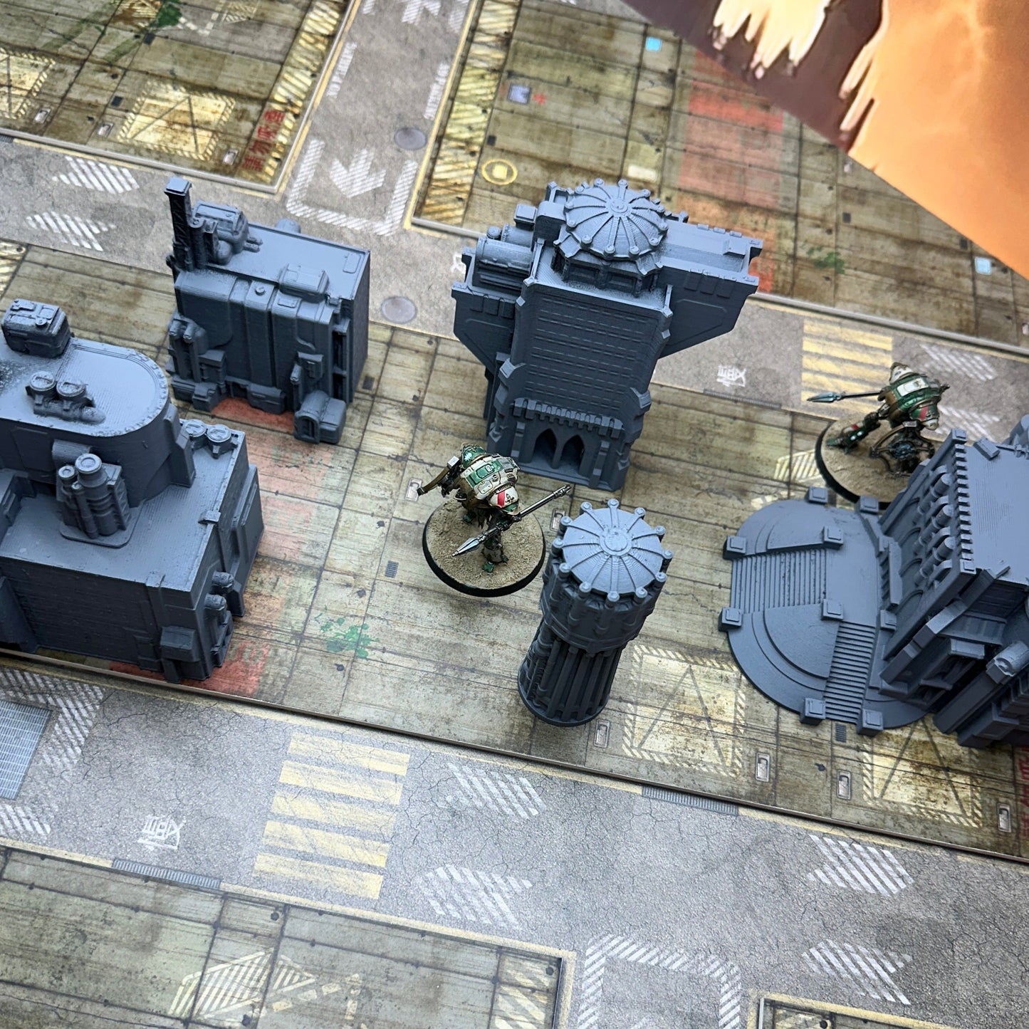Sci-Fi City Block A Terrain Set: Wargaming Buildings, 6-8mm Scale