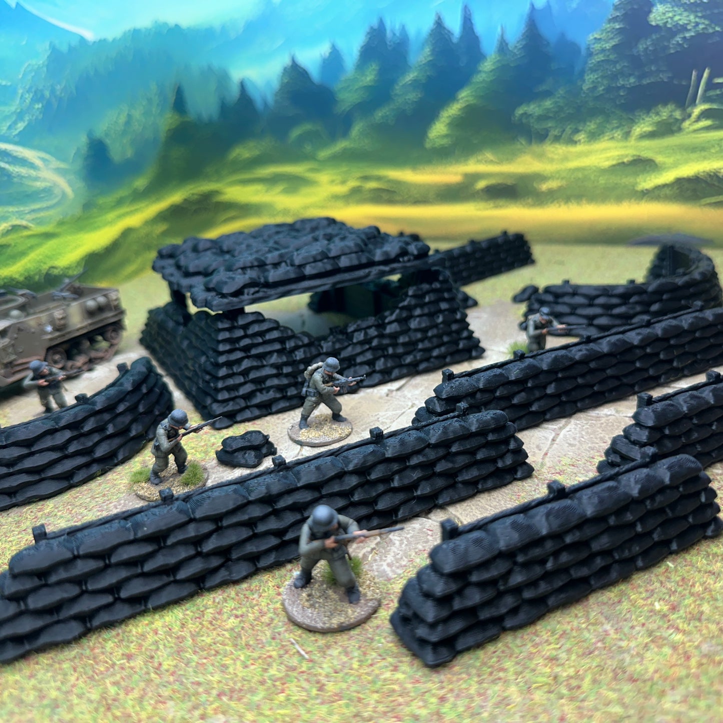 Modular Trench System, Sandbag Bunker and walls