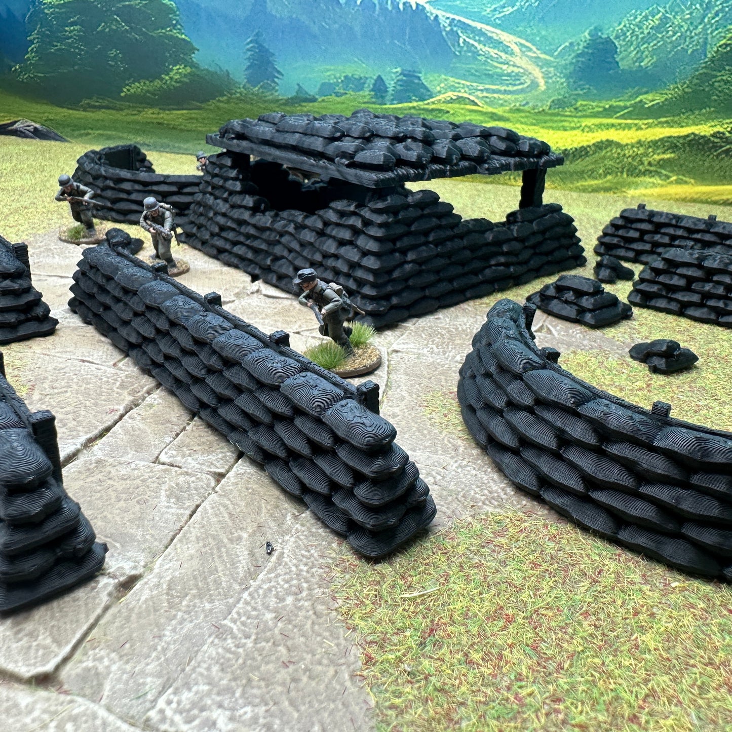 Modular Trench System, Sandbag Bunker and walls