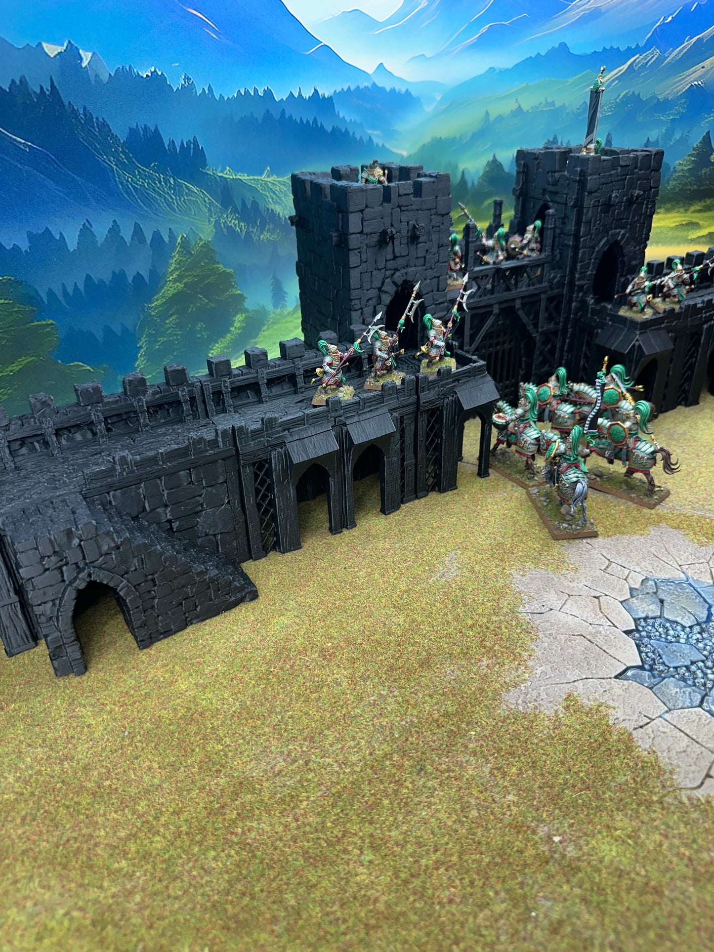 Bastion of Eldren, Castle fort main entrance. 1200mm wide.