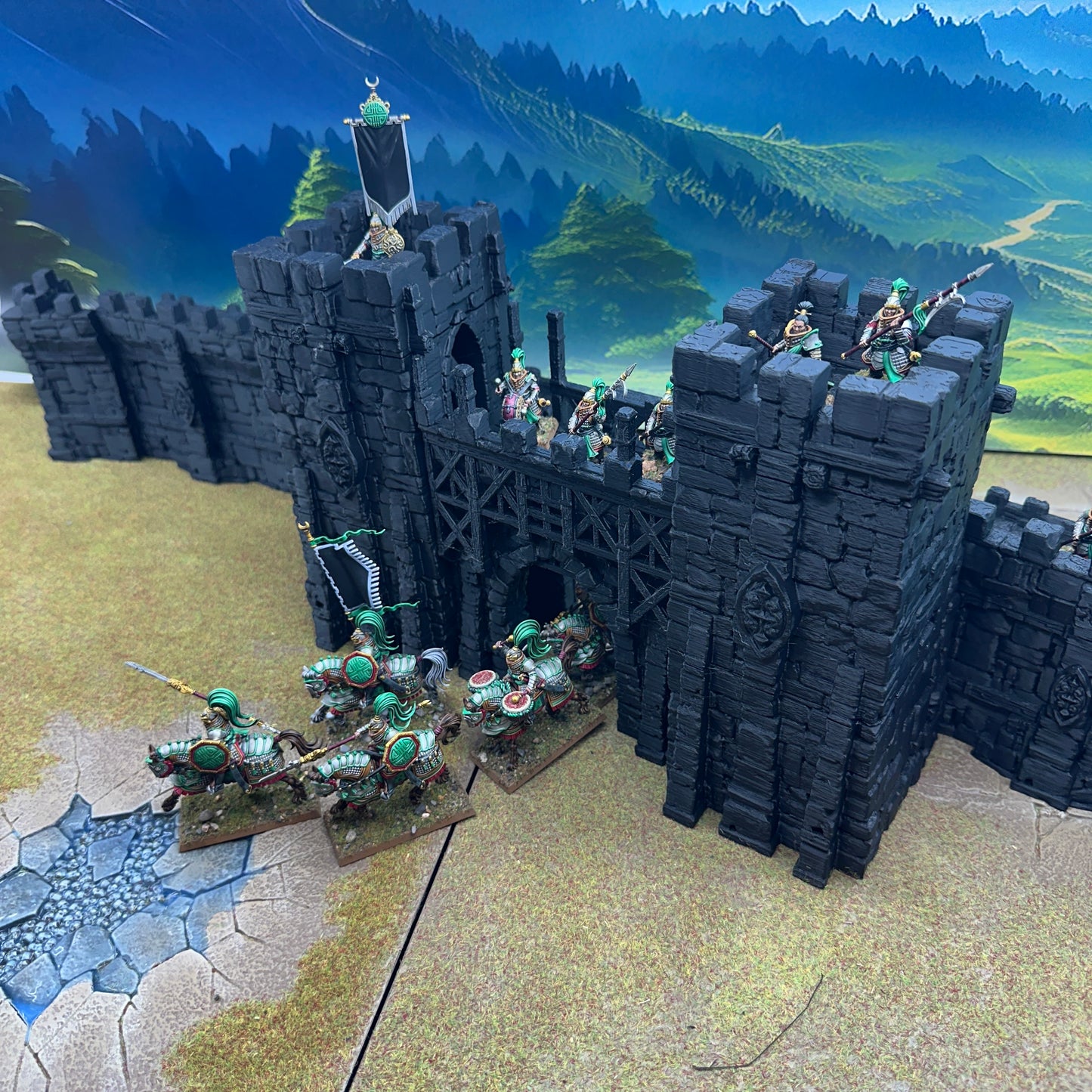 Bastion of Eldren, Castle fort main entrance. 1200mm wide.