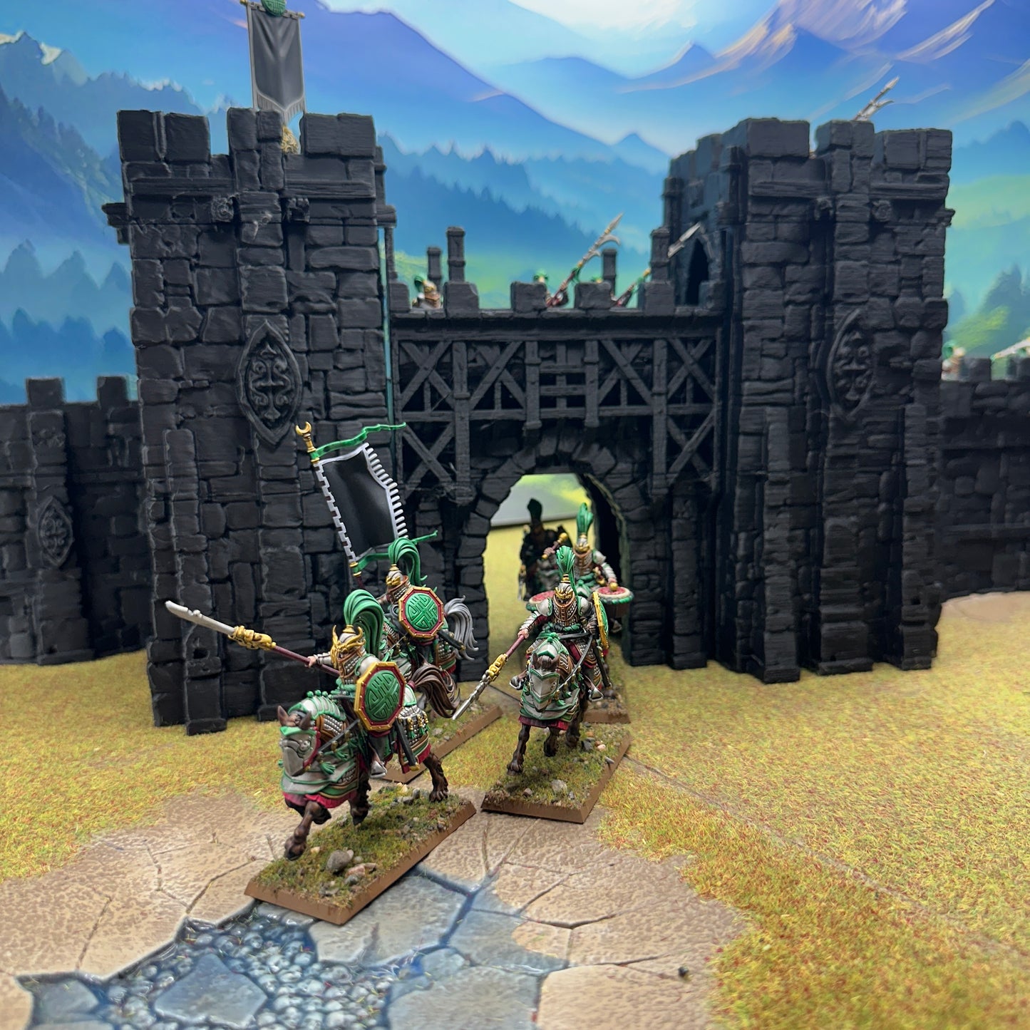 Bastion of Eldren, Castle fort main entrance. 1200mm wide.
