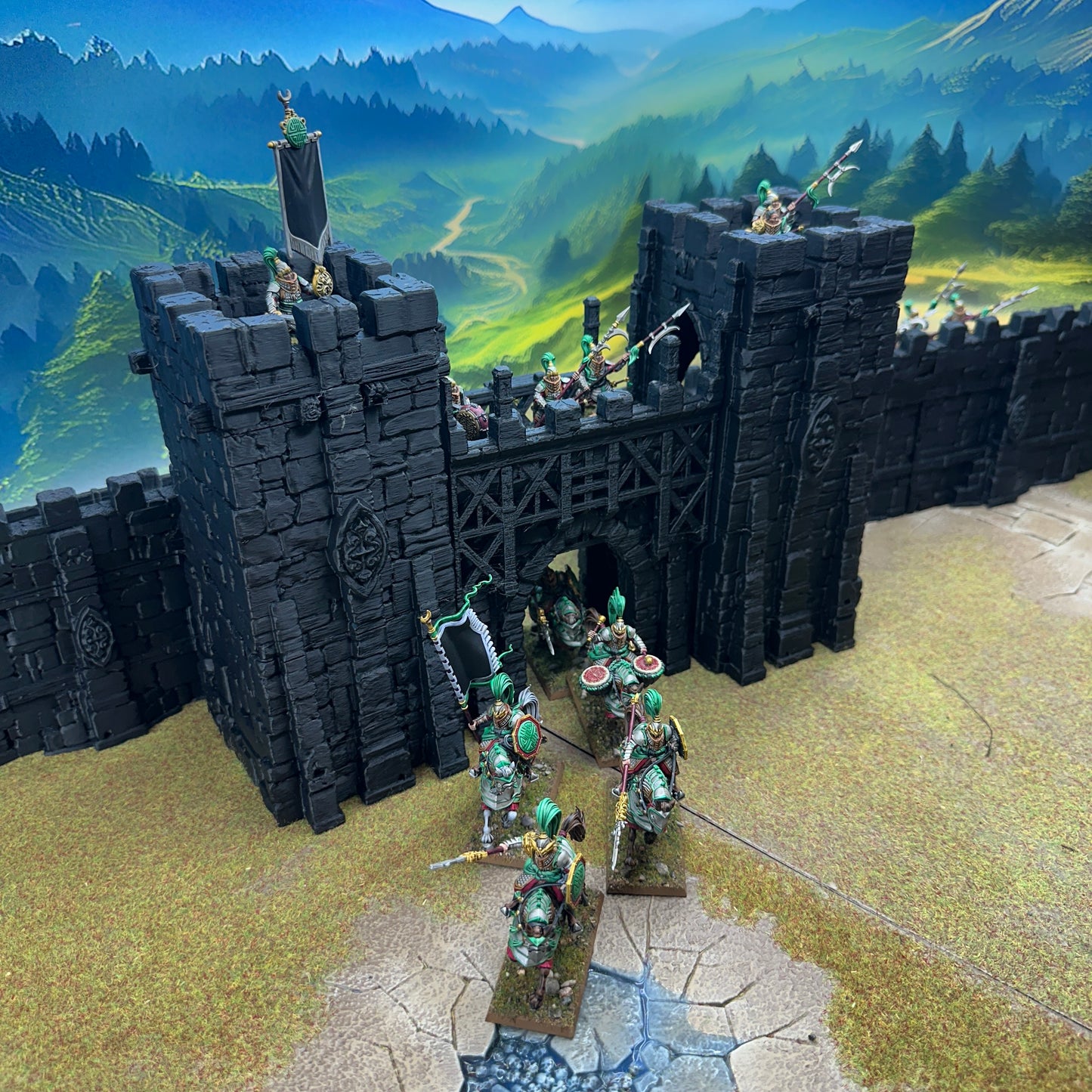 Bastion of Eldren, Castle fort main entrance. 1200mm wide.