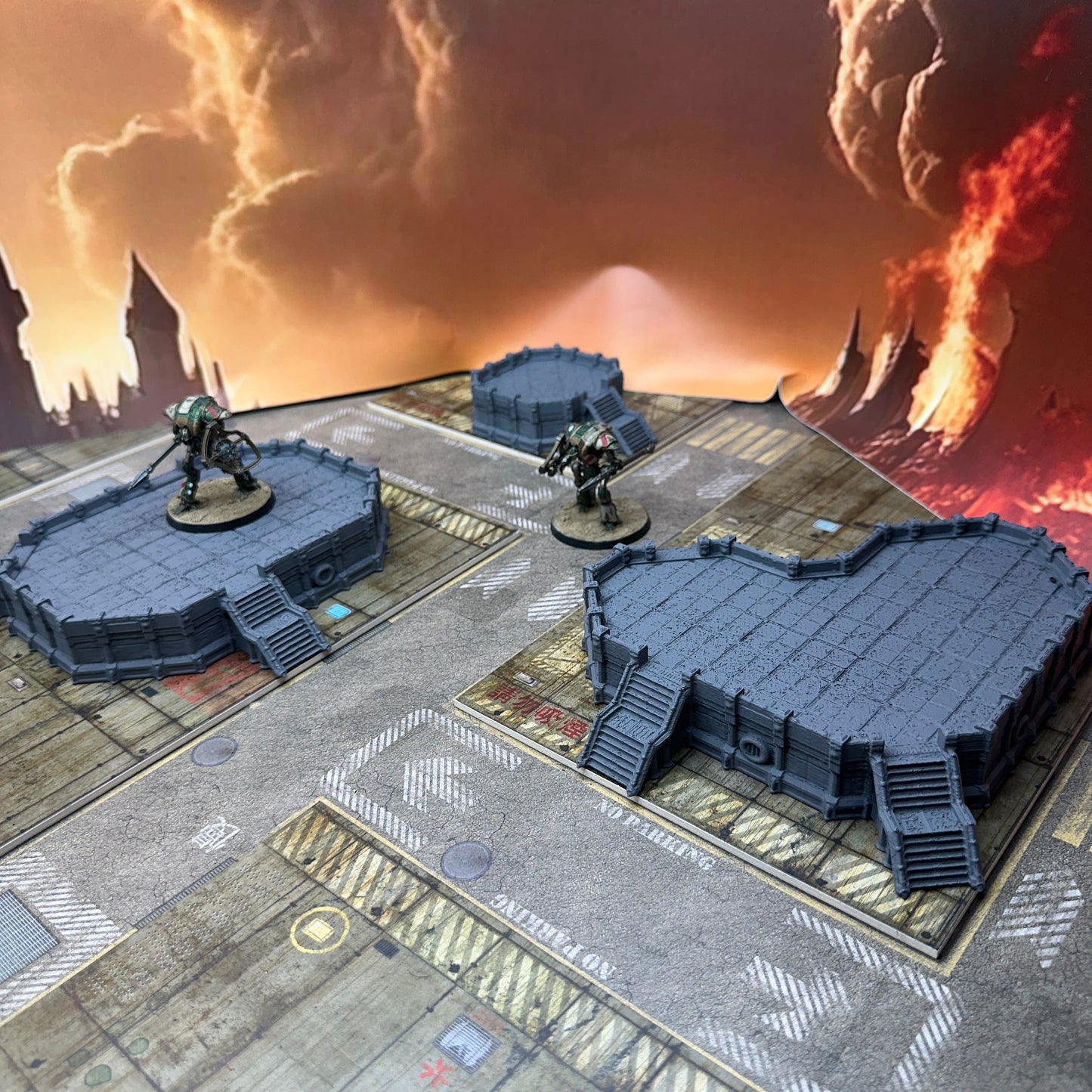 Zorpsector City Fortified Urban Strongpoints. 8mm scale