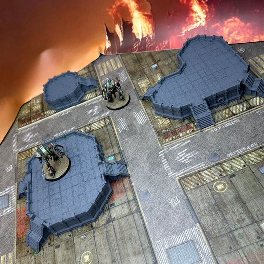 Zorpsector City Fortified Urban Strongpoints. 8mm scale
