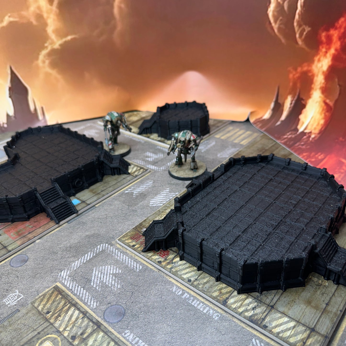 Zorpsector City Fortified Urban Strongpoints. 8mm scale