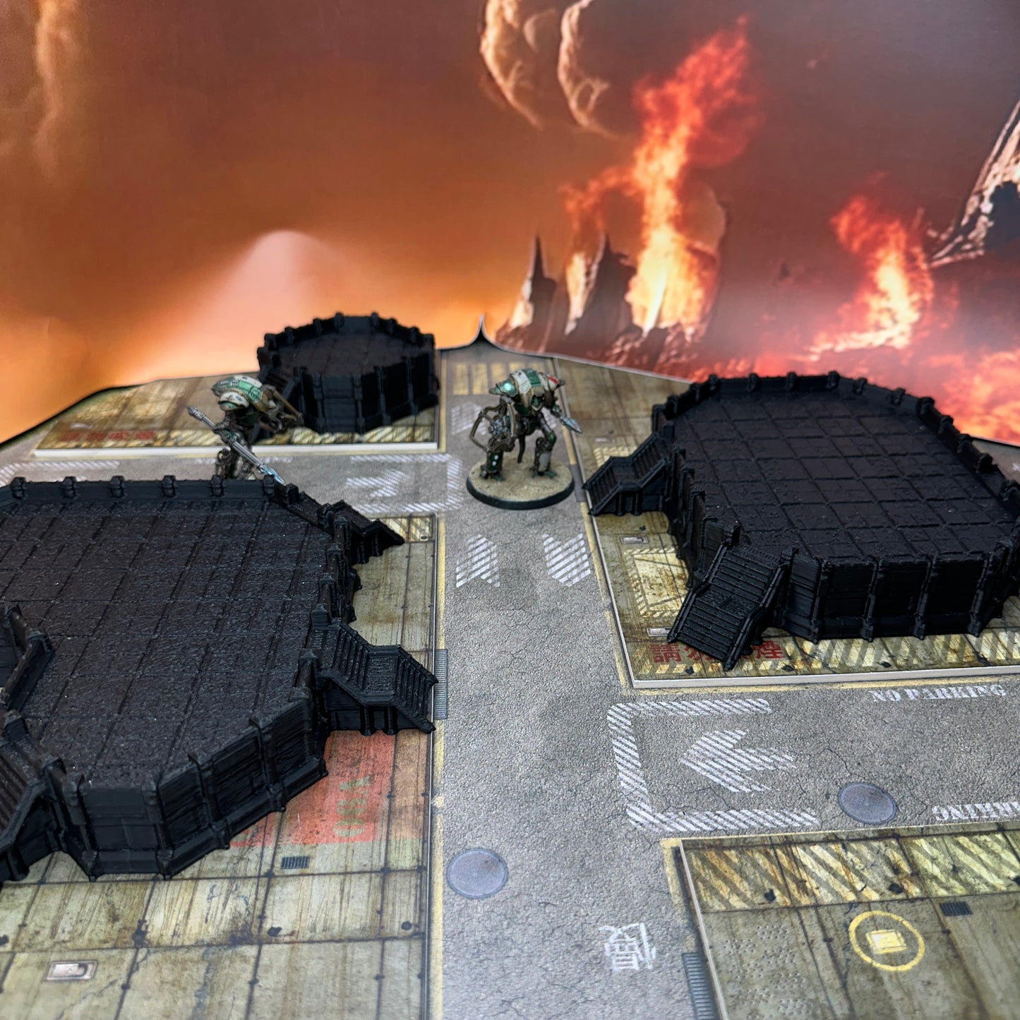 Zorpsector City Fortified Urban Strongpoints. 8mm scale