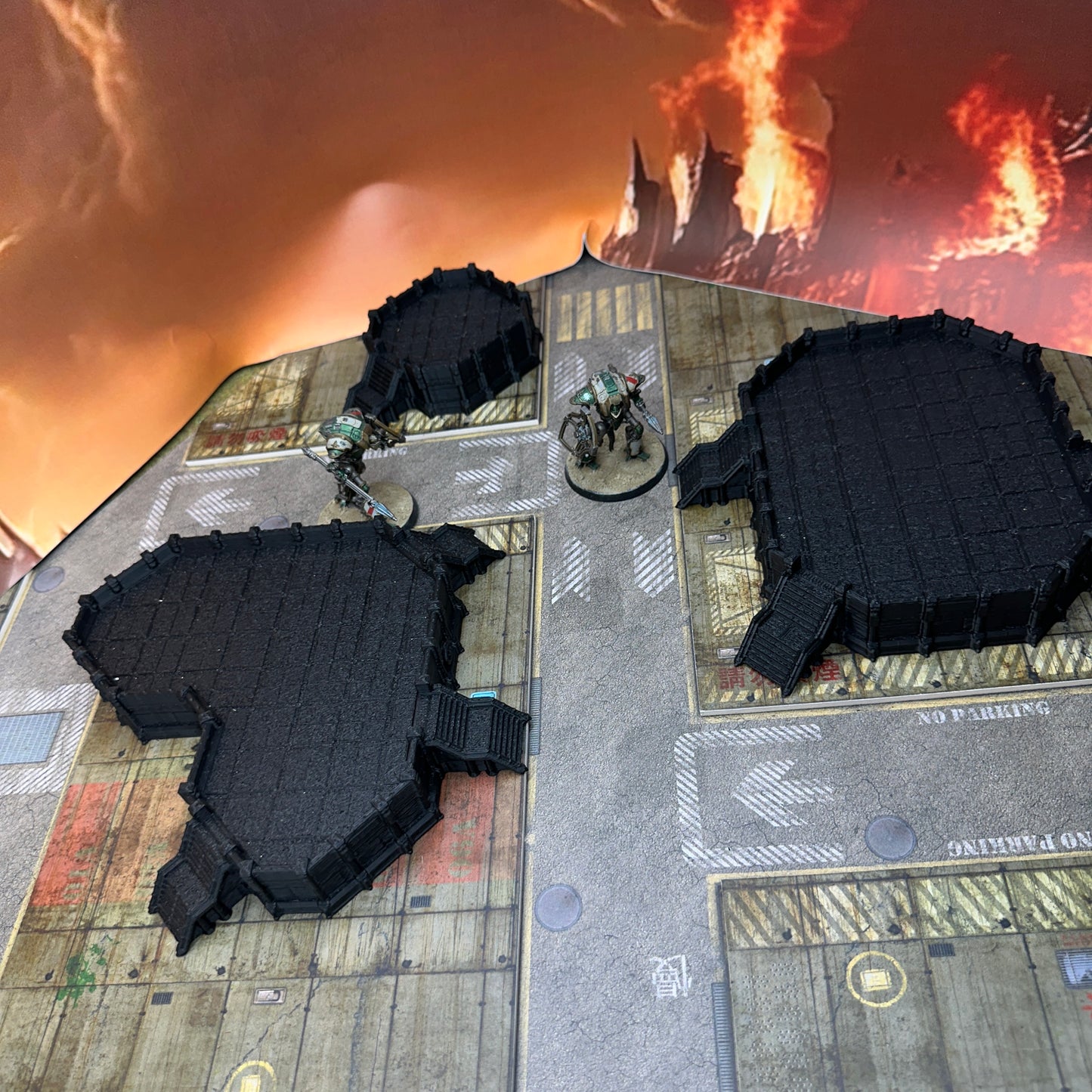 Zorpsector City Fortified Urban Strongpoints. 8mm scale
