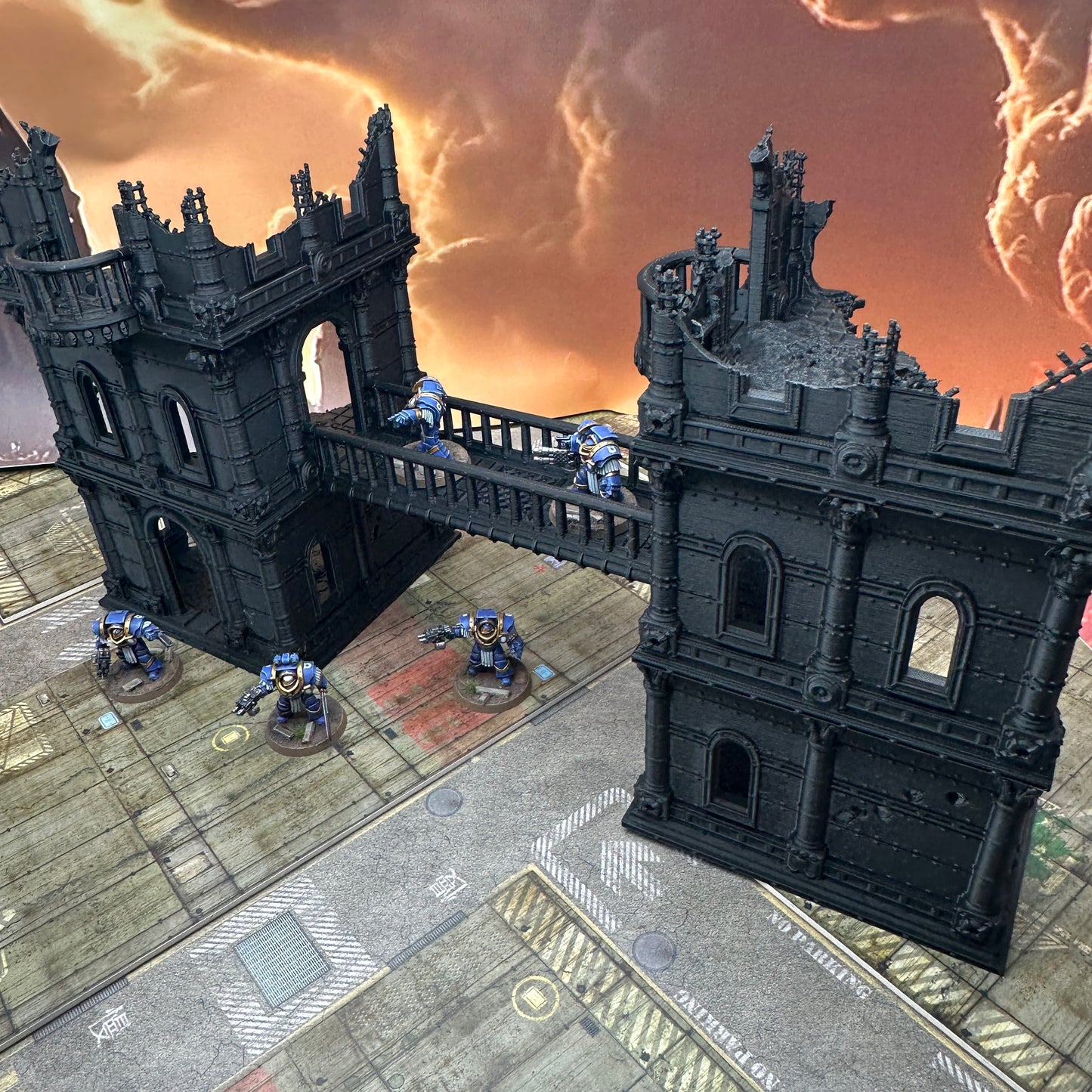 The Civis Tower Ruin – Gothic Gatehouse Stronghold - Zorpsector