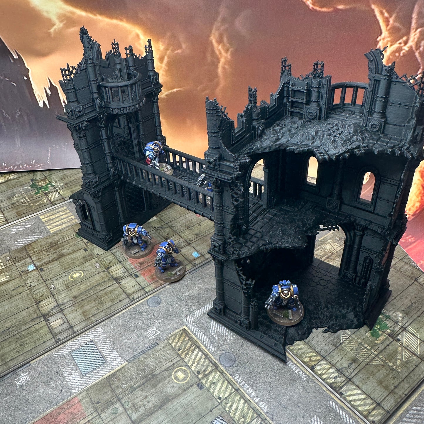 The Civis Tower Ruin – Gothic Gatehouse Stronghold - Zorpsector