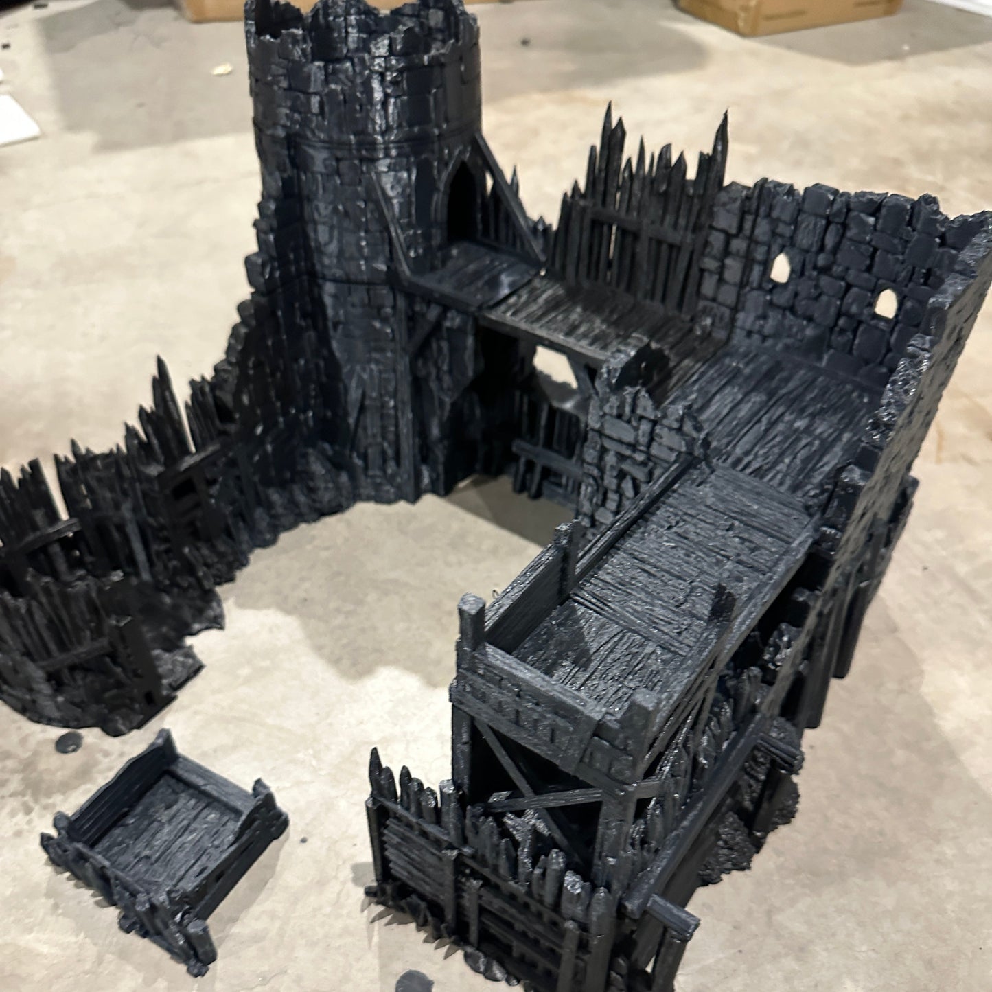 Crows Blade Fortress – Ruined Stronghold | 28mm Fantasy Terrain