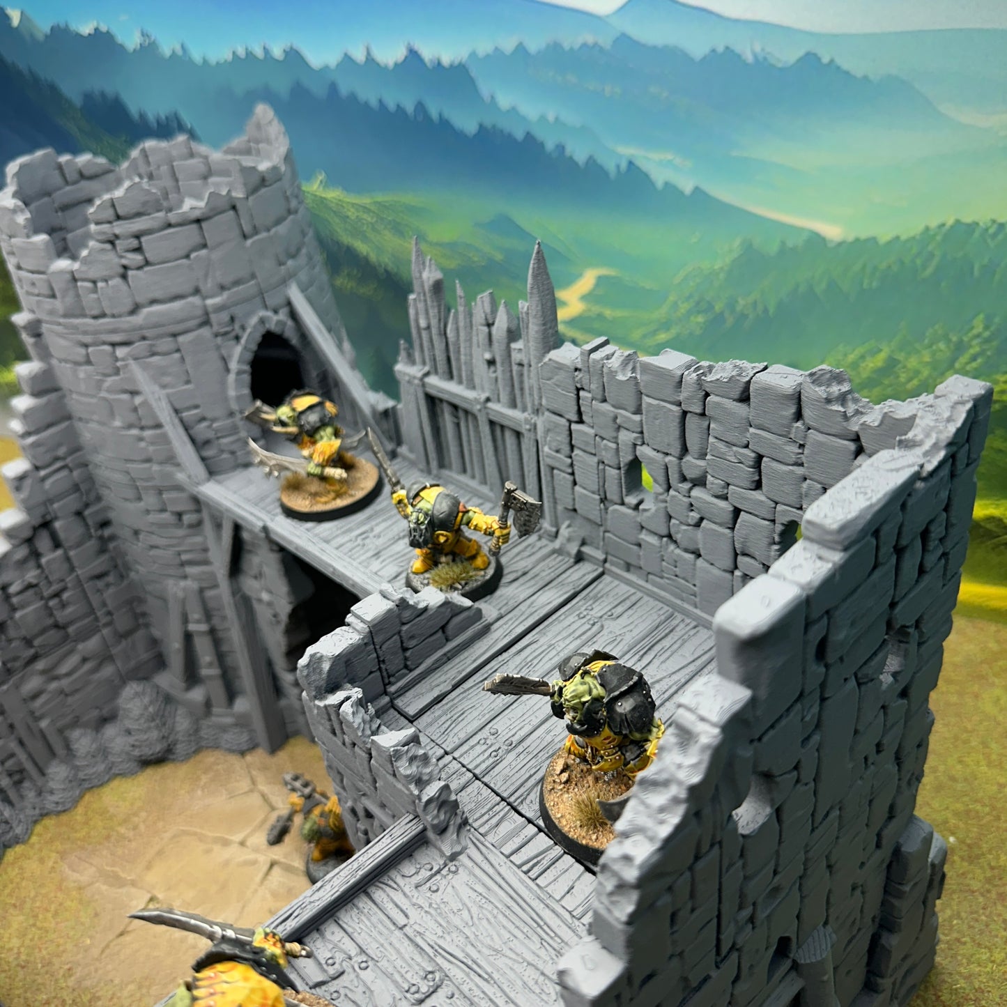 Crows Blade Fortress – Ruined Stronghold | 28mm Fantasy Terrain