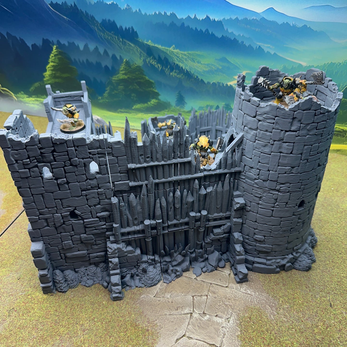 Crows Blade Fortress – Ruined Stronghold | 28mm Fantasy Terrain