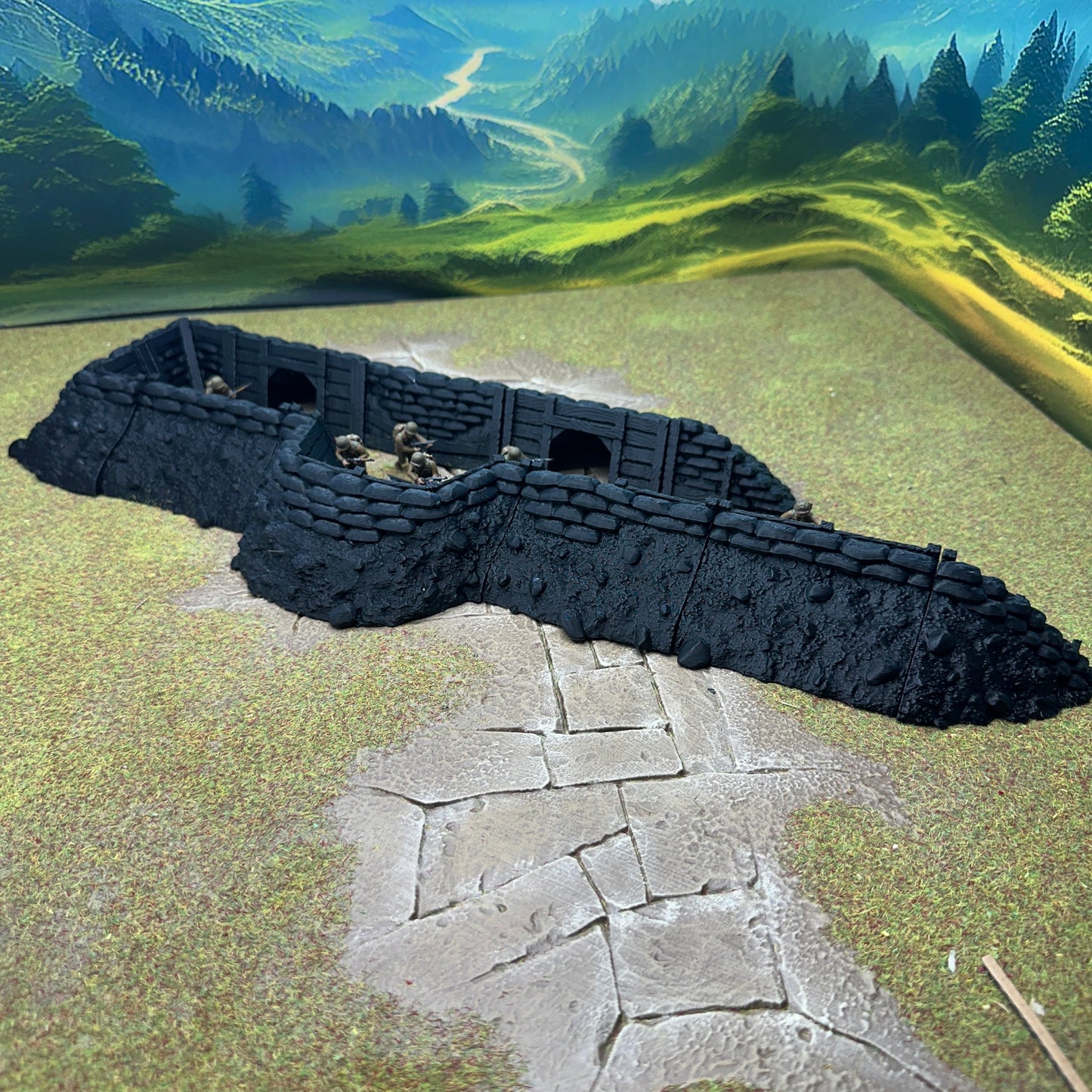 Modular Trench System for wargames, WW2
