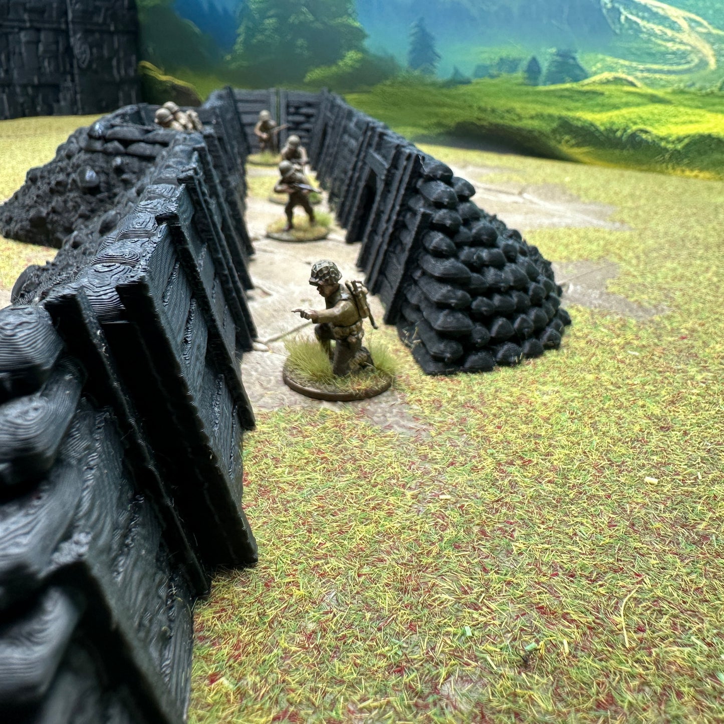 Modular Trench System for wargames, WW2