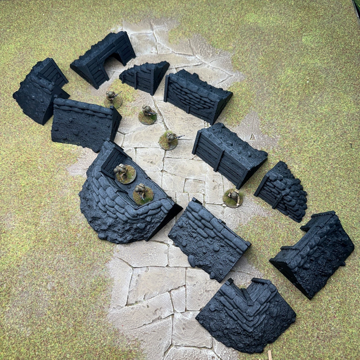 Modular Trench System for wargames, WW2