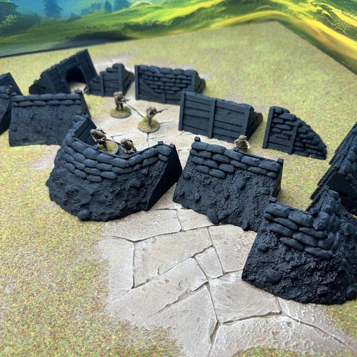 Modular Trench System for wargames, WW2